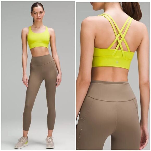 LULUEMON Energy Longline Bra in Lichen Lime NWT - Picture 10 of 10